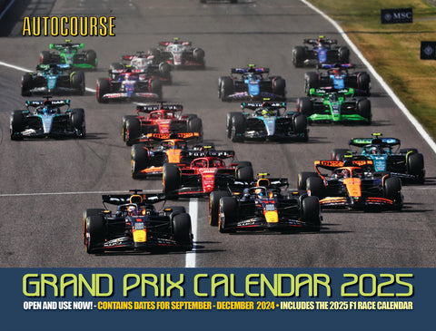 AUTOCOURSE 2025 Grand Prix Calendar